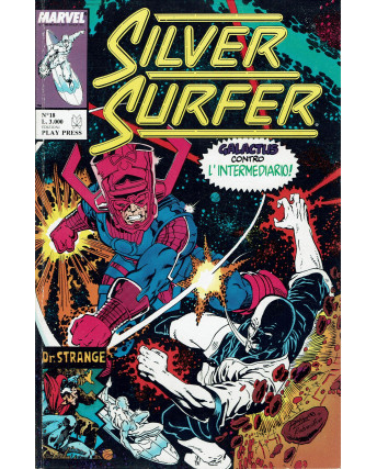 Silver Surfer n.18 Galactus contro l'intermediario con Dr Strange ed.Play Press