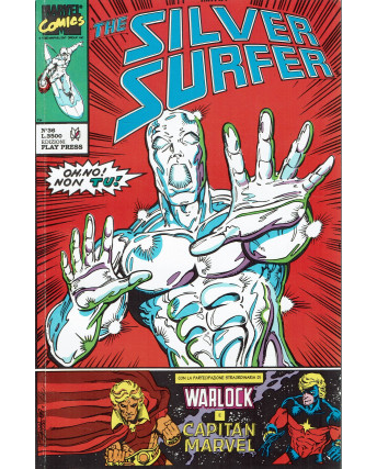 Silver Surfer n.36 con Warlock e Capitan Marvel ed. Play Press