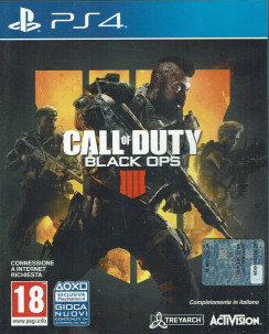 Videogioco Playstation 4 Call Of Duty Black Ops 4 PS4 18+ Activision ITA