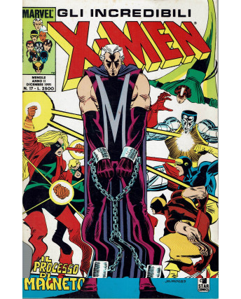 Gli incredibili X Men n. 17 il processo di Magneto ed. Star Comics