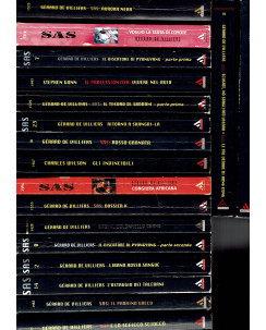 Segretissimo SAS di De Villiers lotto 18 libri ed. Mondadori FF00