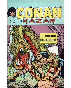 Conan e Kazar n.24 il mostro dell'orrido di Buscema ed. Corno