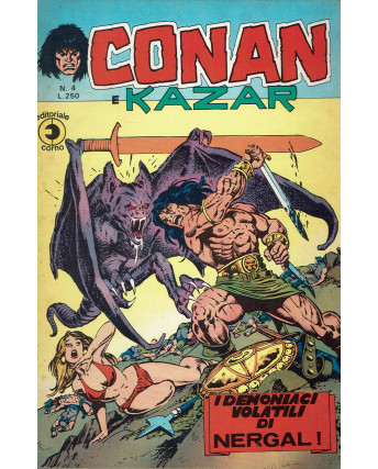 Conan e Kazar n. 4 i demoniaci volatilio di Buscema ed. Corno SU37