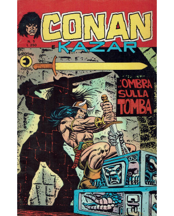 Conan e Kazar n. 5 un ombra sulla tomba di Buscema ed. Corno SU37