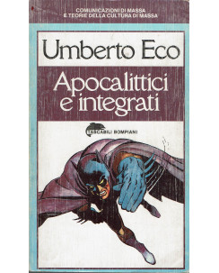 Umberto Eco : apocalittici e integrati ed. Tascabili Bompiani A72