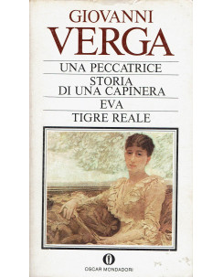 Giovanni Verga : peccatrice Eva tigre reale ed. Oscar Mondadori A87