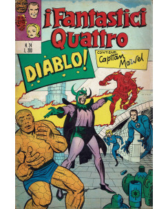 I Fantastici Quattro n. 24 Diablo con Capitan Marvel di RESA ed. Corno