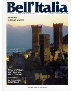 Bell'Italia  27 1988 Pacentro Lago Carezza San Domino ed. Mondadori  FF13