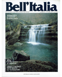 Bell'Italia  30 1988 Acquacheta Bosa Lungo il Naviglio ed. Mondadori  FF13