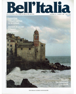 Bell'Italia  23 1988 Tellaro Sardegna Sicilia ed. Mondadori  FF13