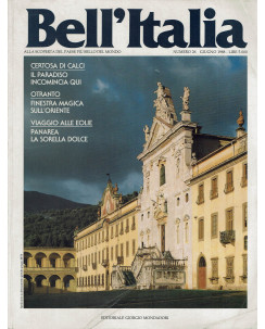 Bell'Italia  26 1988 Certosa di Calci Otranto ed. Mondadori  FF13