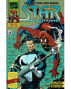 Star Magazine la rivista degli Eroi Marvel n.40 Punitore Uomo Ragno ed. Star