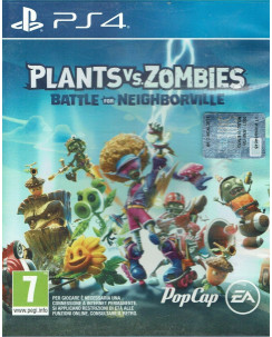Videogioco Playstation 4 PLANTS VS ZOMBIES BATTLE FOR NEIGHBORVILLE PS4 ITA 7+