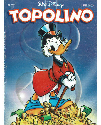 Topolino n.2111 ed. Walt Disney