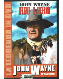 DVD Rio Lobo con John Wayne De Agostini ITA USATO