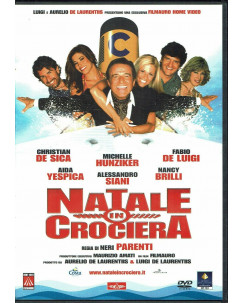 DVD Natale in Crociera con De Sica Hunziker Siani Brilli ITA USATO B16