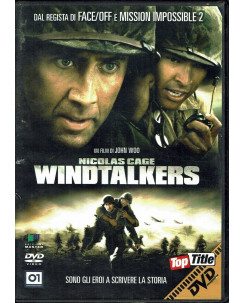 DVD Windtalker con Nicolas Cage di J. Woo Top Title ITA USATO