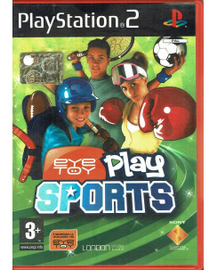 Videogioco Playstation 2 Eye Toy Play Sports 3+  PAL ITA libretto