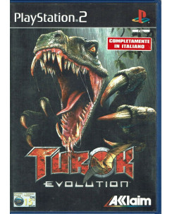 Videogioco Playstation 2 TUROK EVOLUTION PS2 ITA libretto Acclaim 15+