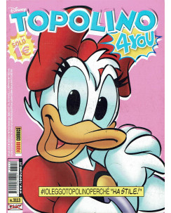 Topolino n.3113 cover Paperina Walt Disney ed. Panini
