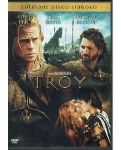 DVD Troy Wolfgang Petersen Edizione Disco Singolo Brad Pitt Warner usato ITA