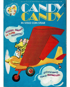 Candy Candy settimanale amicizia  50 in volo con Stear ed. Fabbri SU15