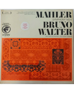 765 33 Giri Mahler Symphony No. 4 Bruno Walter CBS 32 16 0026
