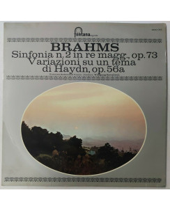 771 33 Giri Brahms Sinfonia n.2 Var. tema Haydn fontanaArgento 6540 042