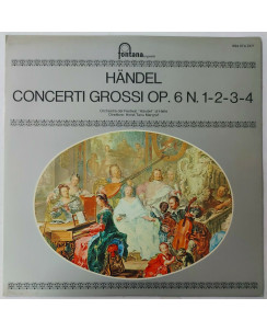 772 33 Giri Handel Concerti Grossi op.6 n. 1-2-3-4 fontanaArgento 894 074 ZKY