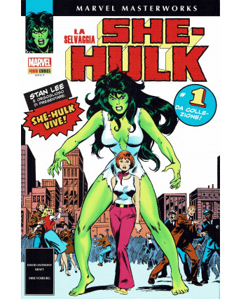Marvel Masterworks She Hulk  1 di Kraft Vosburg NUOVO ed. Panini cartonato FU39