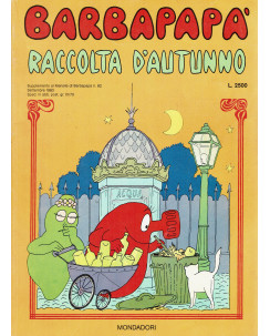 Barbapapà raccolta d'autunno suppl.82 n. 64 65 66 67 ed. Mondadori FU05