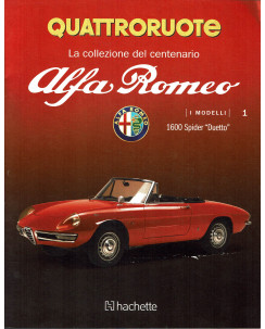 Quattroruote collezione centenario Alfa Romeo 1/30 FASCICOLI ed. Hachette FF17