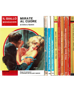 Lotto Ellery Queen giallo Mondadori 10 romanzi ed. Mondadori A65