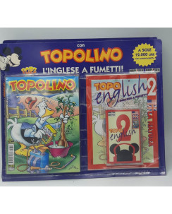 Topolino n.2356 blisterato con GADGET Topo english 2 ed. Mondadori FU42