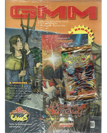 GMM Game Master Magazine  8 2008 con card Wizard of Mickey ed. New Media FU14