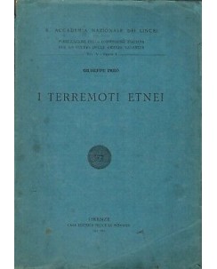 Giuseppe Imbò:I terremoti Etnei ed.Felice Le Monnier FF05