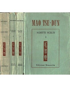 Mao Tse-Dun:Scritti Scelti dal n.1 al n.4 non completa ed.Rinascita A77
