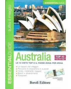 Essential Guide:Australia le 10 mete top ed.Boroli NUOVO sconto 50% B11