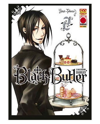 Black Butler n. 2 di Yana Toboso Kuroshitsuji RISTAMPA NUOVO ed. Panini