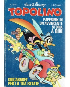 Topolino n.1804 ed. Walt Disney Mondadori