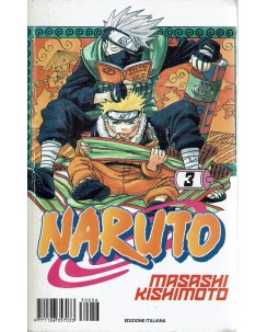 Naruto n. 3 di Masashi Kishimoto ristampa ed. Panini