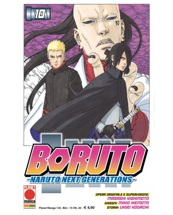 Boruto Naruto Next generation 10 di Kishimoto RISTAMPA NUOVO ed. PANINI