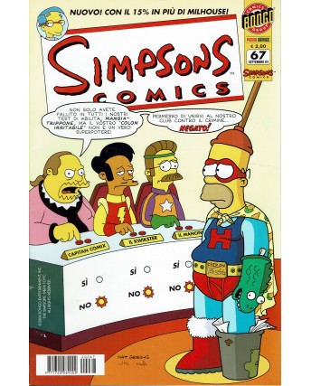 I Simpson n. 67 mercanti di vendetta ed. Panini Bongo 
