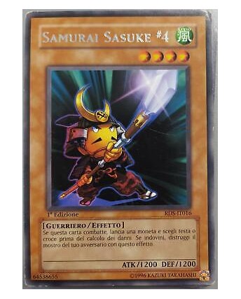Y0170 YU-GI-OH! Samurai Sasuke  4 1a ed. RDS-IT016 RARA EX