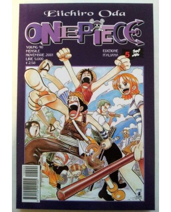 One Piece n. 5 di Eiichiro Oda prima EDIZIONE USATO ed. Star Comics