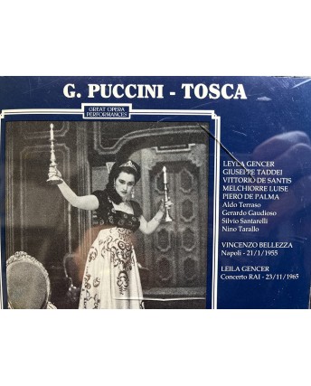007 CD Puccini Tosca Dir. Vincenzo Bellezza Anno 1955 G.o.p. Crema 2 CD