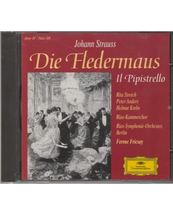 001 CD Strauss : Die Fledermaus Il Pipistrello Streich Anders Fricsay 