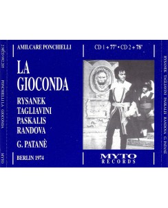 099 CD Ponchielli La Gioconda Dir. Giuseppe Patane Myto Records 2CD