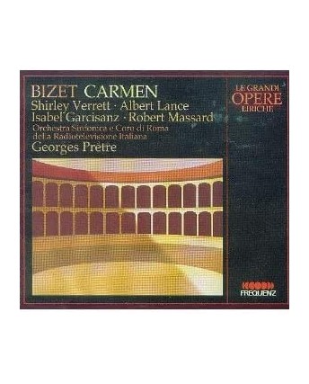 094 CD Bizet Carmen Dir. Georges Pretre Anno 1967 Frequenz 2CD
