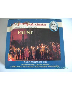 043 CD Charles Gounod Faust Dir. Paul Ethuin Anno 1973 Nota Blu 2CD